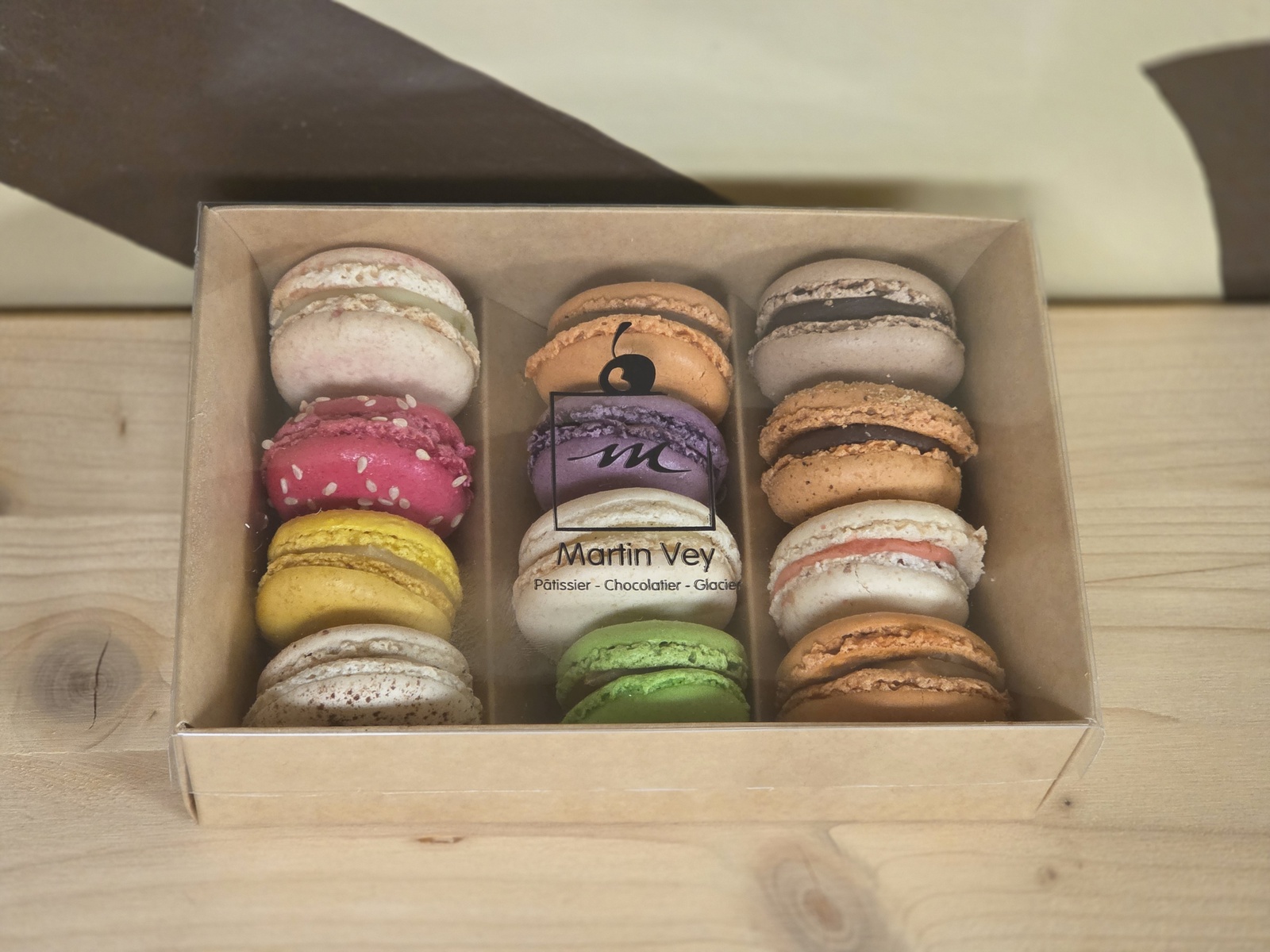 Boite Macarons - 12 pcs