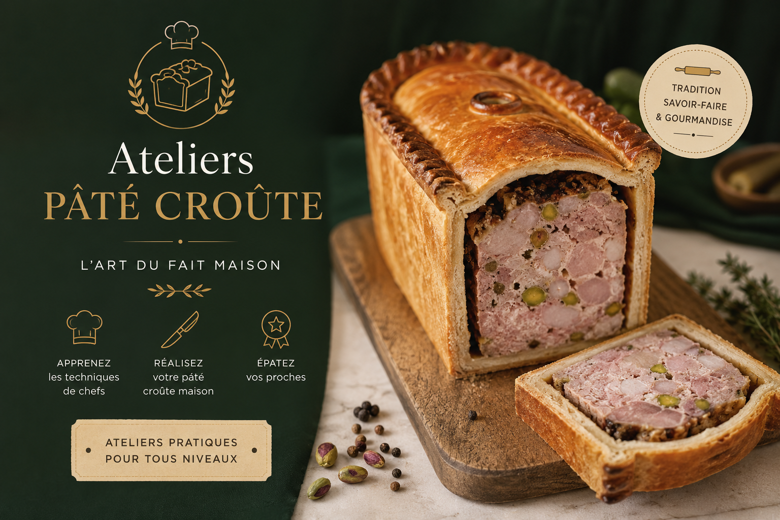Formation Pâté Croûte les Vendredi après-midi